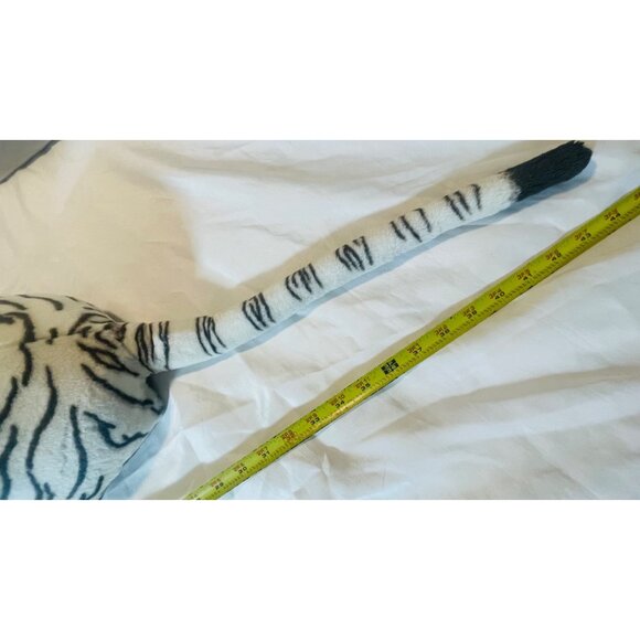 Kelly Toy Large Blue Eyes White Tiger Plush Stuffed Toy Animal Kelly Large Cat - Picture 11 of 11